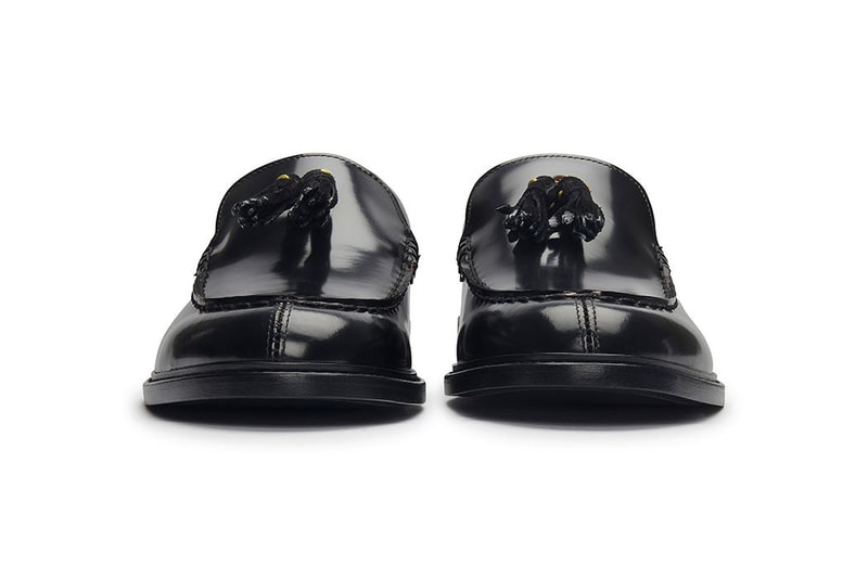 Off-White™ Tassel Loafer by Virgil Abloh Closer Look Release Information Footwear Drops Spring Summer 2020 SS20 Trends Menswear Cross Arrows Branding Marble Effect Heel Sartorial Formal Streetwear 