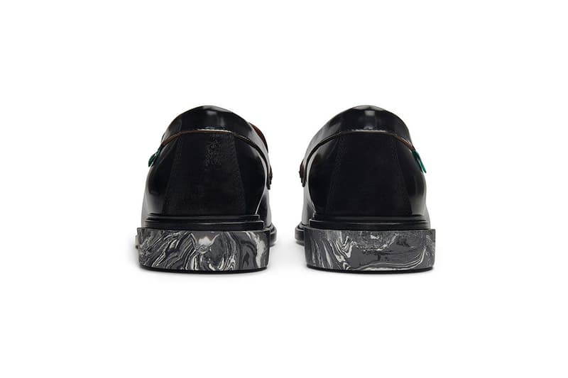 Off-White™ Tassel Loafer by Virgil Abloh Closer Look Release Information Footwear Drops Spring Summer 2020 SS20 Trends Menswear Cross Arrows Branding Marble Effect Heel Sartorial Formal Streetwear