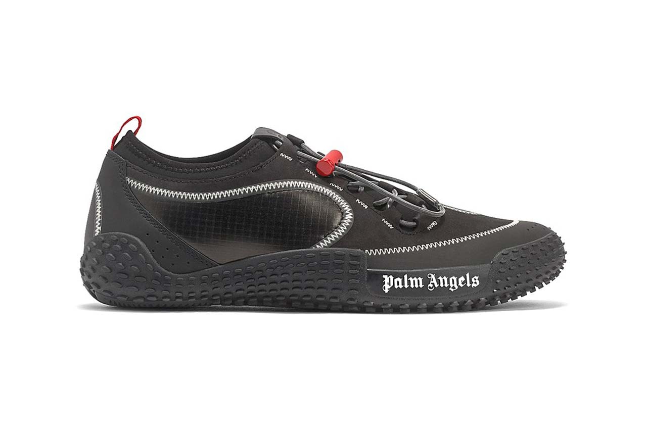 palm angels deconstructed slip on low top sneaker 