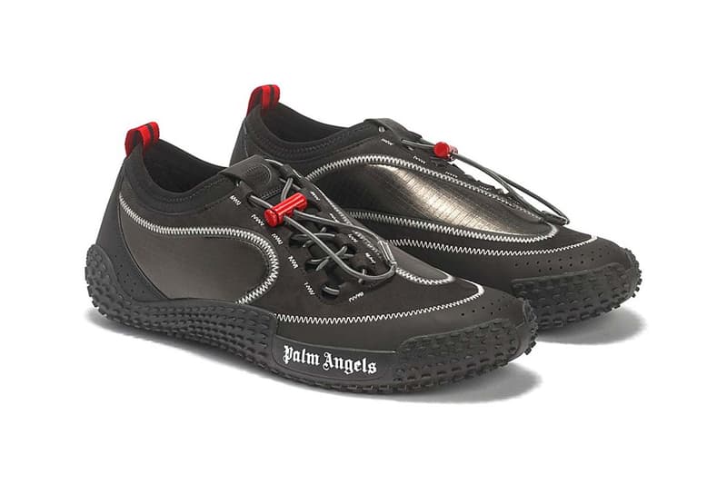 palm angels deconstructed slip on low top sneaker