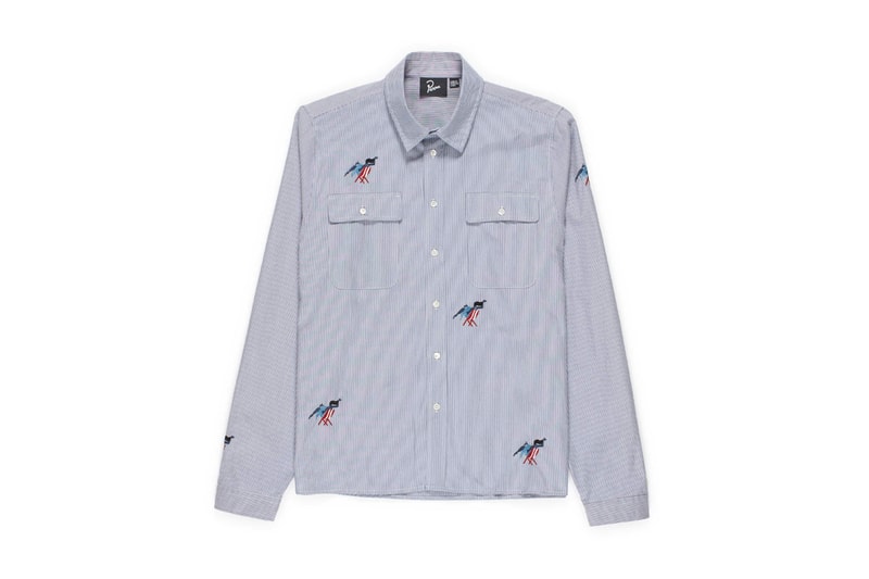 By Parra New Apparel & Accessories Drop Piet Parra T-Shirts Hoodies Swim Shorts Sleeping Bag Dog Face Bottle Opener Camouflage Bucket Hat Striped Button-Down Shirt