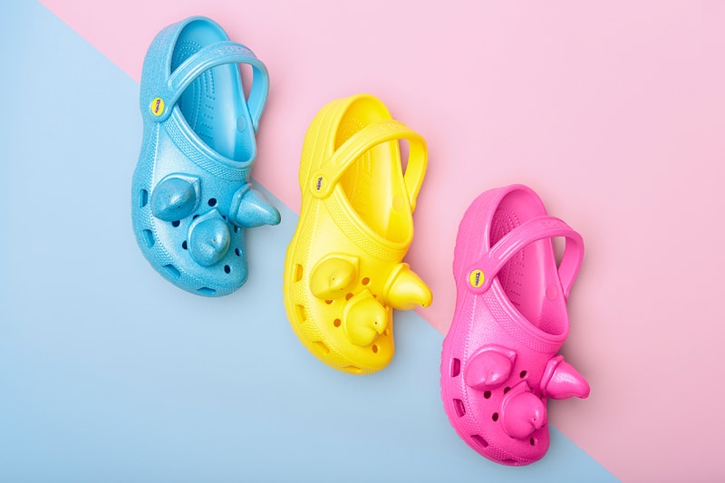 PEEPS Crocs Classic Clog Release info Date Buy Price Blue Yellow Pink