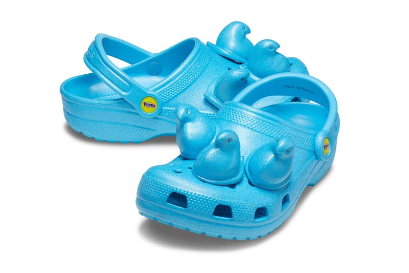 PEEPS Crocs Classic Clog Release info Date Buy Price Blue Yellow Pink