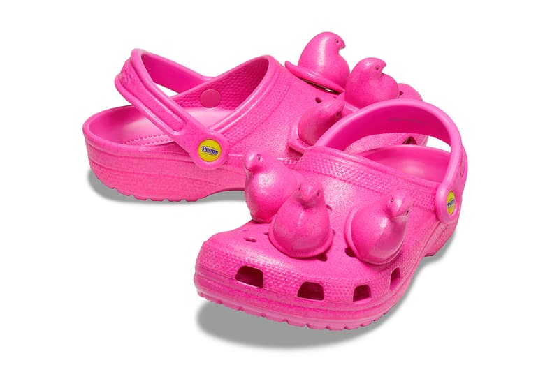 PEEPS Crocs Classic Clog Release info Date Buy Price Blue Yellow Pink