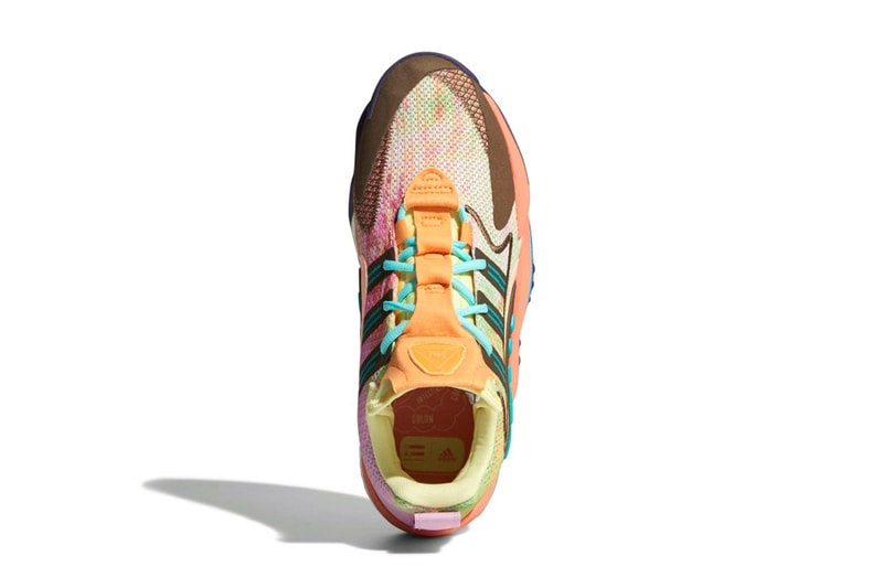 pharrell adidas originals crazy byw 2 0 yellow tint chalk coral trace purple FU7369 release date info photos price