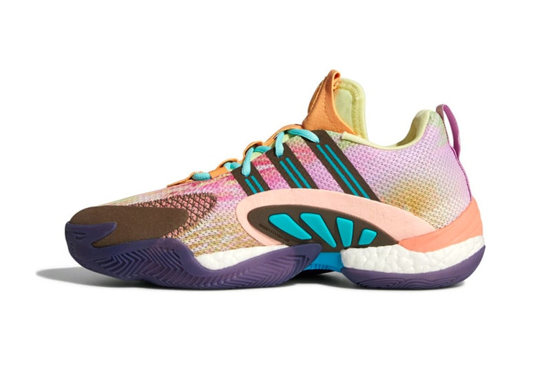 pharrell adidas originals crazy byw 2 0 yellow tint chalk coral trace purple FU7369 release date info photos price
