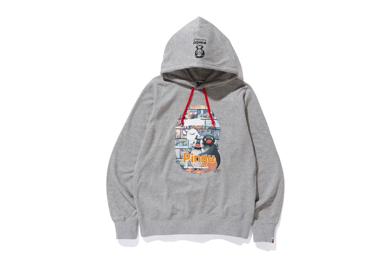 Pingu A BATHING APE Collection Release BAPE Baby Milo Hoodies Zip Up T-shirt kids