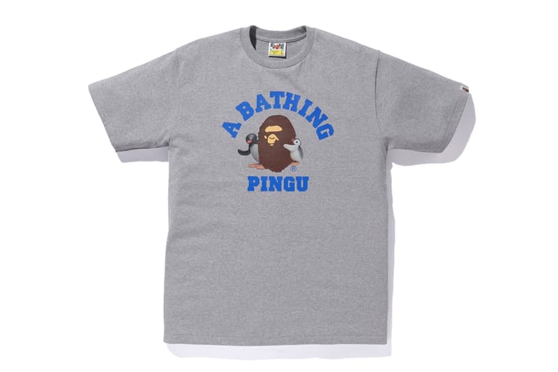 Pingu A BATHING APE Collection Release BAPE Baby Milo Hoodies Zip Up T-shirt kids