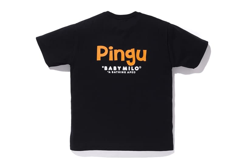 Pingu A BATHING APE Collection Release BAPE Baby Milo Hoodies Zip Up T-shirt kids