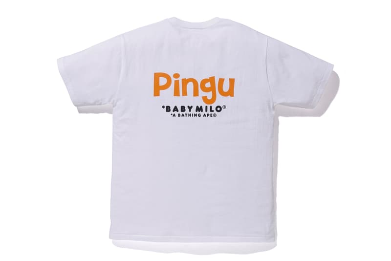 Pingu A BATHING APE Collection Release BAPE Baby Milo Hoodies Zip Up T-shirt kids