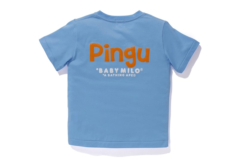 Pingu A BATHING APE Collection Release BAPE Baby Milo Hoodies Zip Up T-shirt kids
