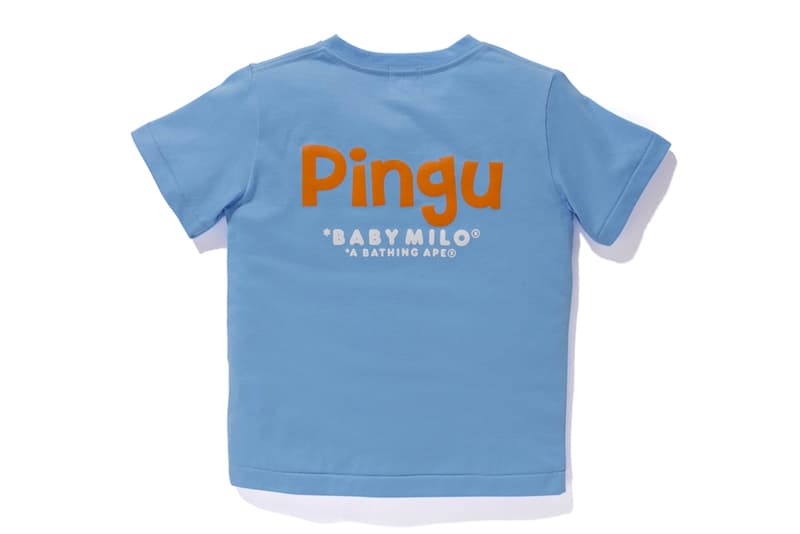 Pingu A BATHING APE Collection Release BAPE Baby Milo Hoodies Zip Up T-shirt kids