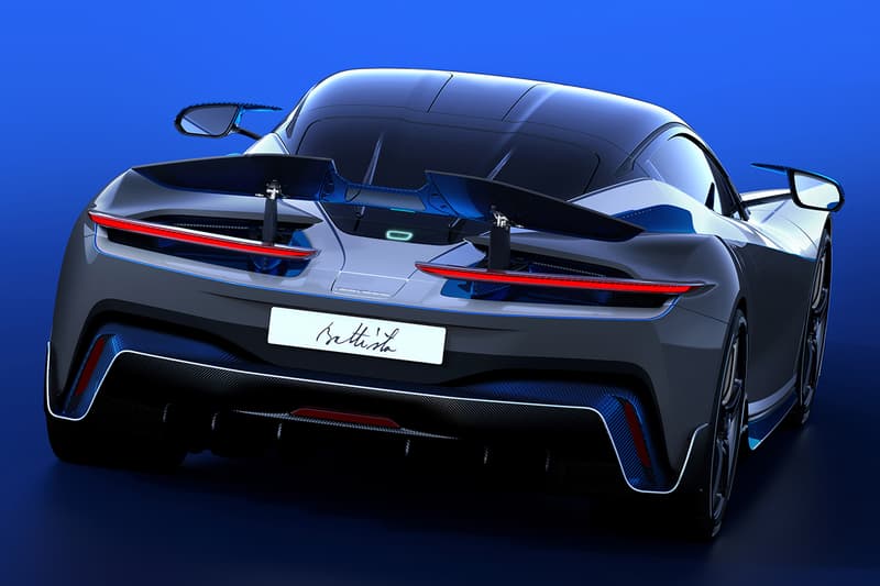 Pininfarina Battista Anniversario Electric Hypercar Official First Look Unveiled Geneva International Motor Show Italy Coachbuilt Automobili Automotive News Content Updates Supercar EV Limited Edition Five Copies €2.6 million EUR Lightweight