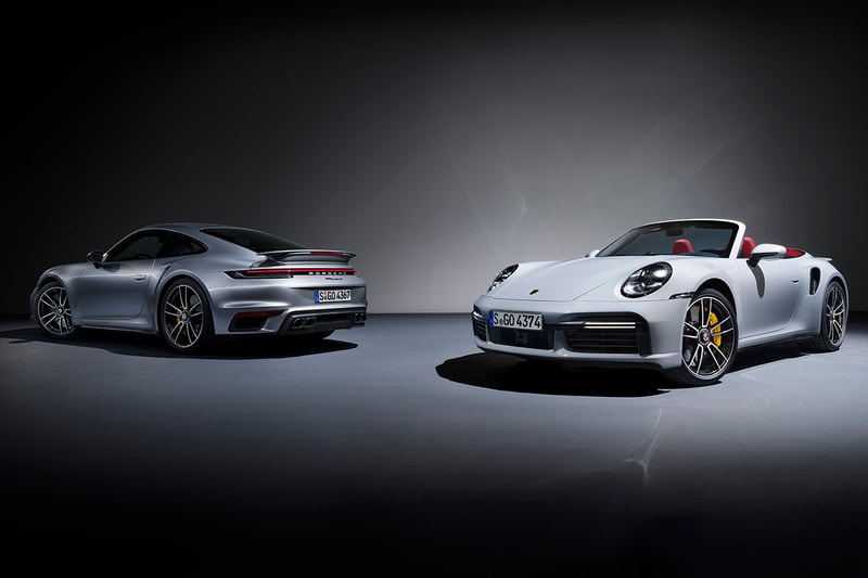2021 Porsche 911 Turbo S & Turbo S Cabriolet Unveiled First Look German Automotive Engineering Supercar 3.8-liter flat-six engine turbocharged four wheel drive 4wd 640 bhp 590 pound-feet of torque 0-60mph 2.6 seconds convertible drop top sportscar 