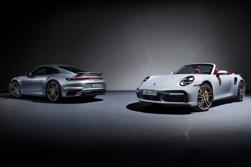 2021 Porsche 911 Turbo S & Turbo S Cabriolet Unveiled First Look German Automotive Engineering Supercar 3.8-liter flat-six engine turbocharged four wheel drive 4wd 640 bhp 590 pound-feet of torque 0-60mph 2.6 seconds convertible drop top sportscar