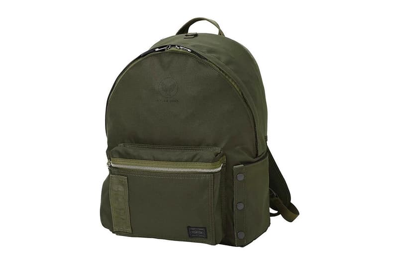 PORTER Military Grade Flying Ace Bag Capsule menswear streetwear carrying solutions mil spec functional olive japanese design shoulder pouch cross body satchel bum fanny release info price details