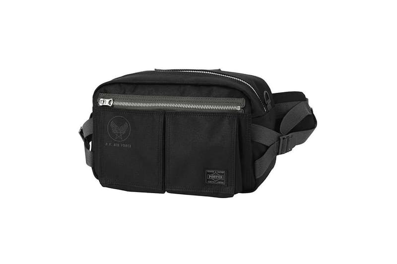 PORTER Military Grade Flying Ace Bag Capsule menswear streetwear carrying solutions mil spec functional olive japanese design shoulder pouch cross body satchel bum fanny release info price details