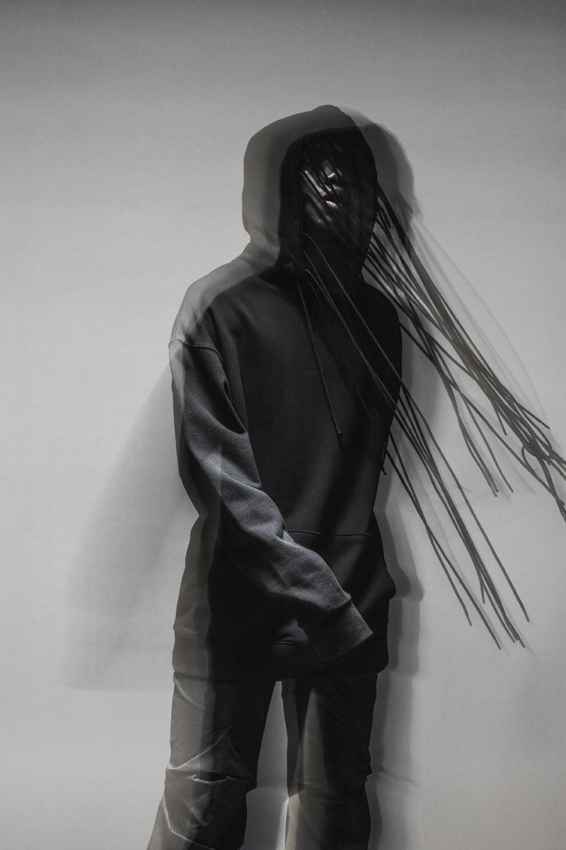 POST ARCHIVE FACTION 3.0 Hoodie Release Black Red Info Buy Price HBX LEFT