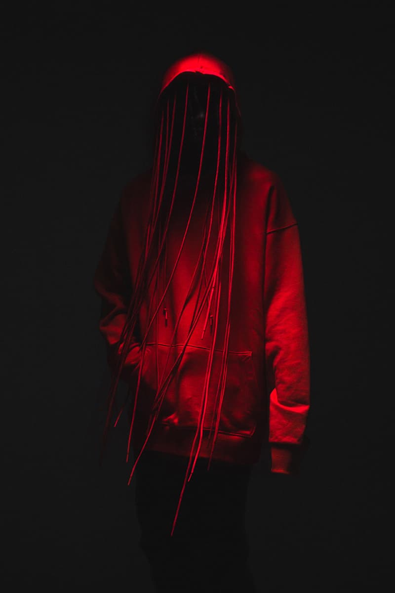POST ARCHIVE FACTION 3.0 Hoodie Release Black Red Info Buy Price HBX LEFT