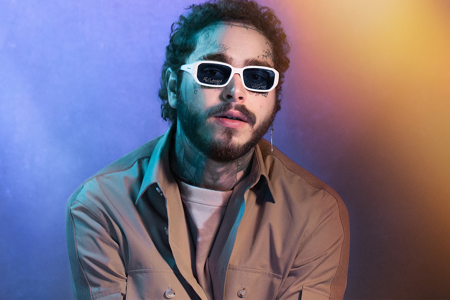 Post Malone Arnette Tattoo Sunglasses Collection Release Info Buy Price Always Tired Stay Away