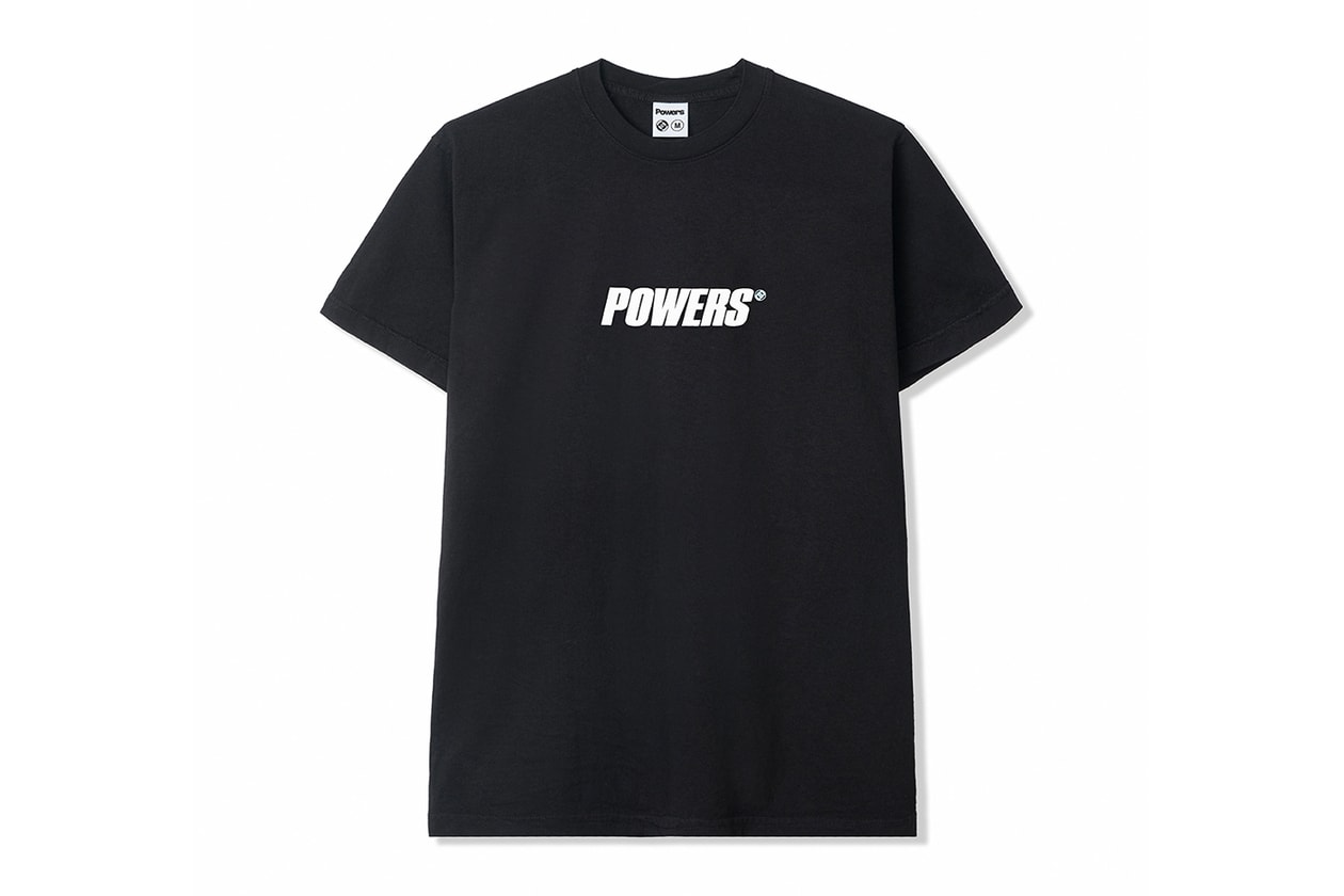 POWERS Spring 2020 lookbook Peter Sutherland supply kyle ng collection drops menswear streetwear t shirt hoodie sweaters hoodies hats caps graphics tote bags accessories