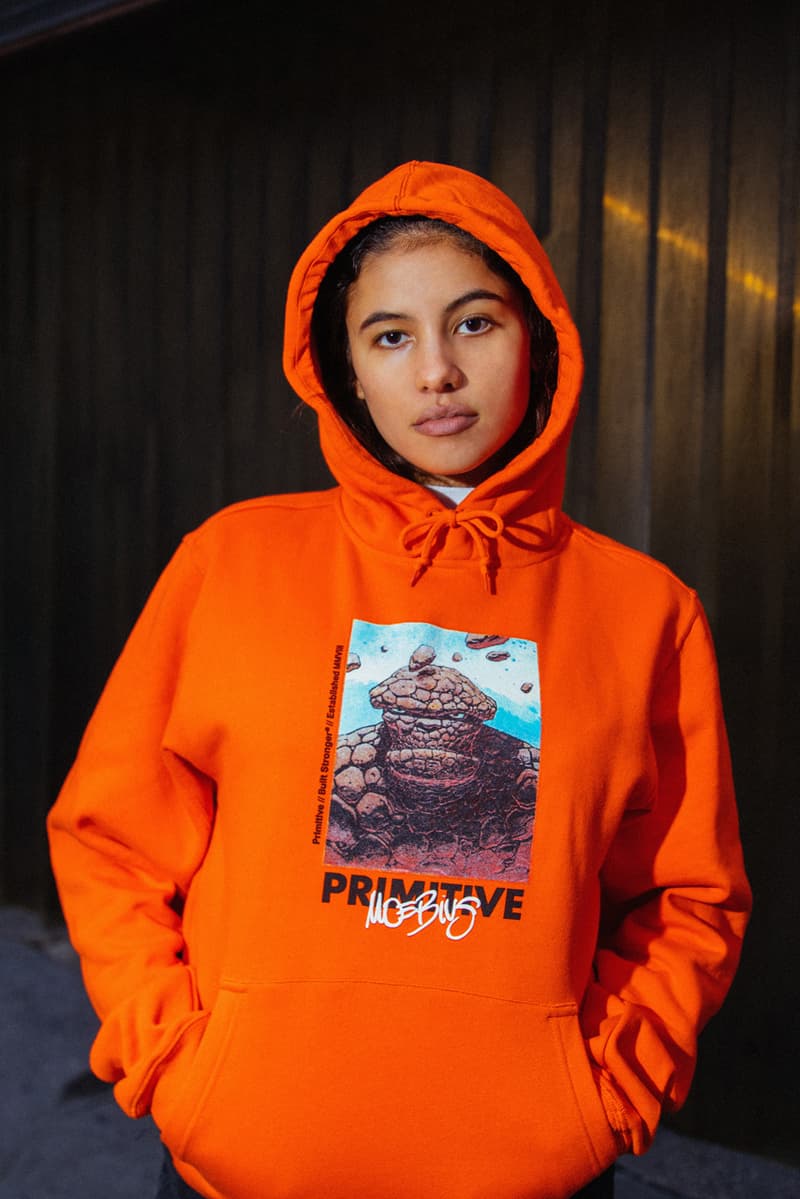 Primitive Skateboarding x Moebius, Marvel Comics spring summer 2020 ss20 collaboration artwork superheroes silver surfer iron man collection release date info buy march 27