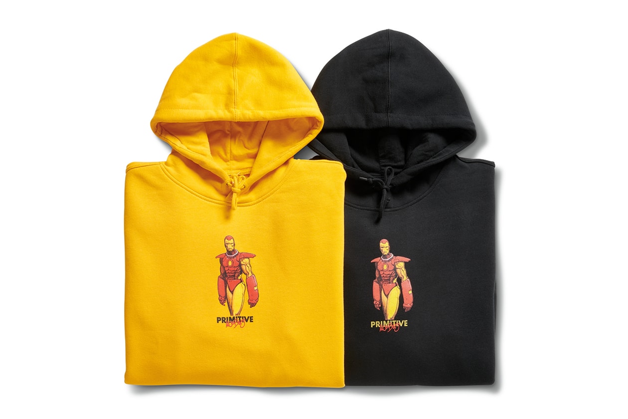 Primitive Skateboarding x Moebius, Marvel Comics spring summer 2020 ss20 collaboration artwork superheroes silver surfer iron man collection release date info buy march 27