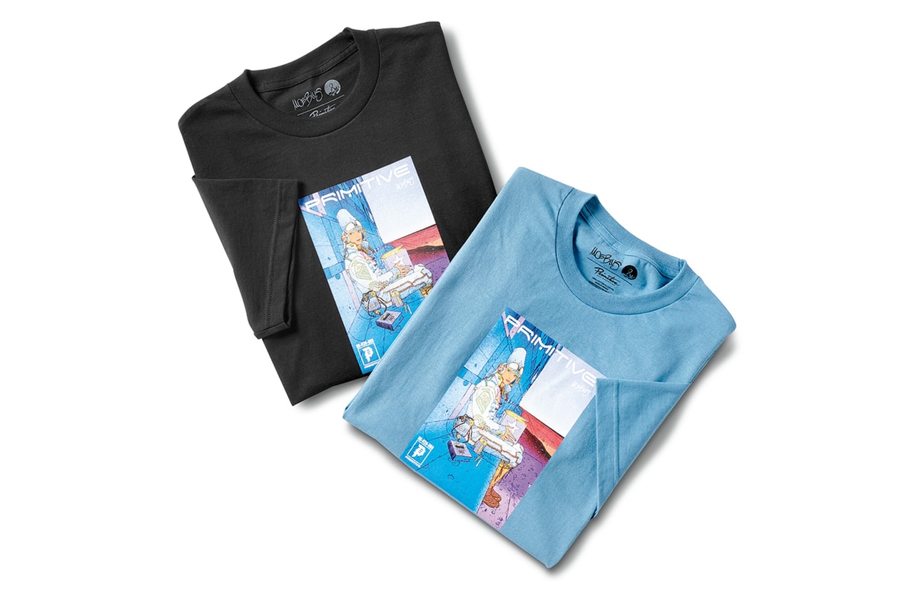 Primitive Skateboarding x Moebius, Marvel Comics spring summer 2020 ss20 collaboration artwork superheroes silver surfer iron man collection release date info buy march 27