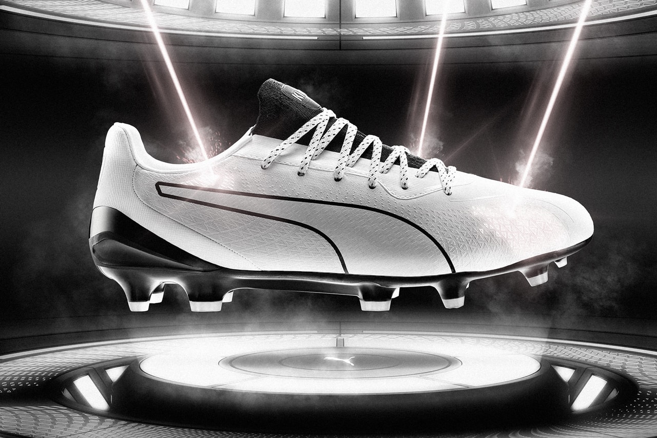 puma king platinum lazertouch football soccer boot black white release date info photos price