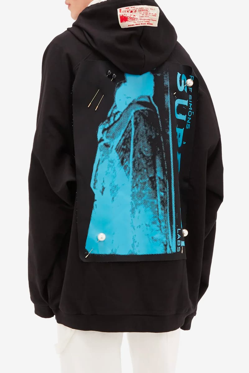 Raf Simons Applique Patch Hoodie Hypebeast Raf Simons Applique Patch Hoodie Hypebeast