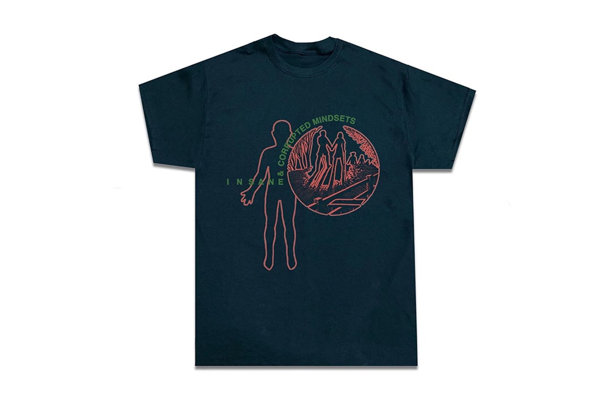 RAYSCORRUPTEDMIND Unveils Graphic-Heavy Merch travis scott t-shirt graphics corrupted mindsets buy purchase info release date 