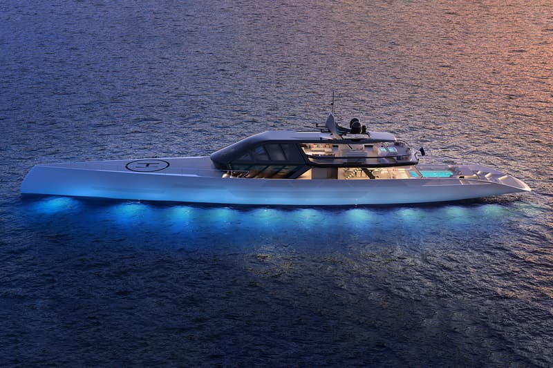 red yacht design dykstra naval architects superyacht boat yacht luxury sailing helipad swimming pool jacuzzi