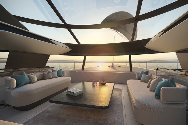 red yacht design dykstra naval architects superyacht boat yacht luxury sailing helipad swimming pool jacuzzi 
