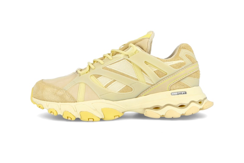 Reebok DMX Trail Shadow Washed Yellow Filtered Yellow Classic Retro Low Top shoes sneakers menswear streetwear kicks sportswear trainers runners spring summer 2020 collection FV2846