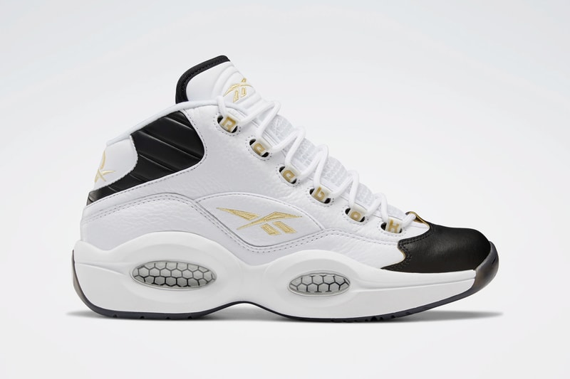 reebok question mid respect my shine allen iverson white gold metallic EF7599 release date info photos price