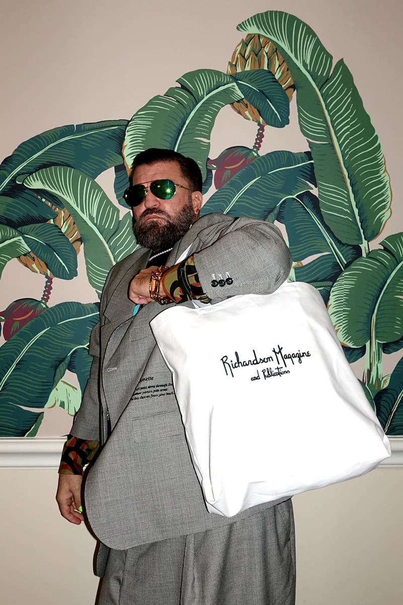 Richardson "Magazine & Publications" Collection SS20 Spring Summer 2020 First Look Release Date Announcement Lookbook Beverly Hills Hotel in Los Angeles Towel Pink Green White T-Shirts Sweater Hoodie Tote Bag Bucket Hat