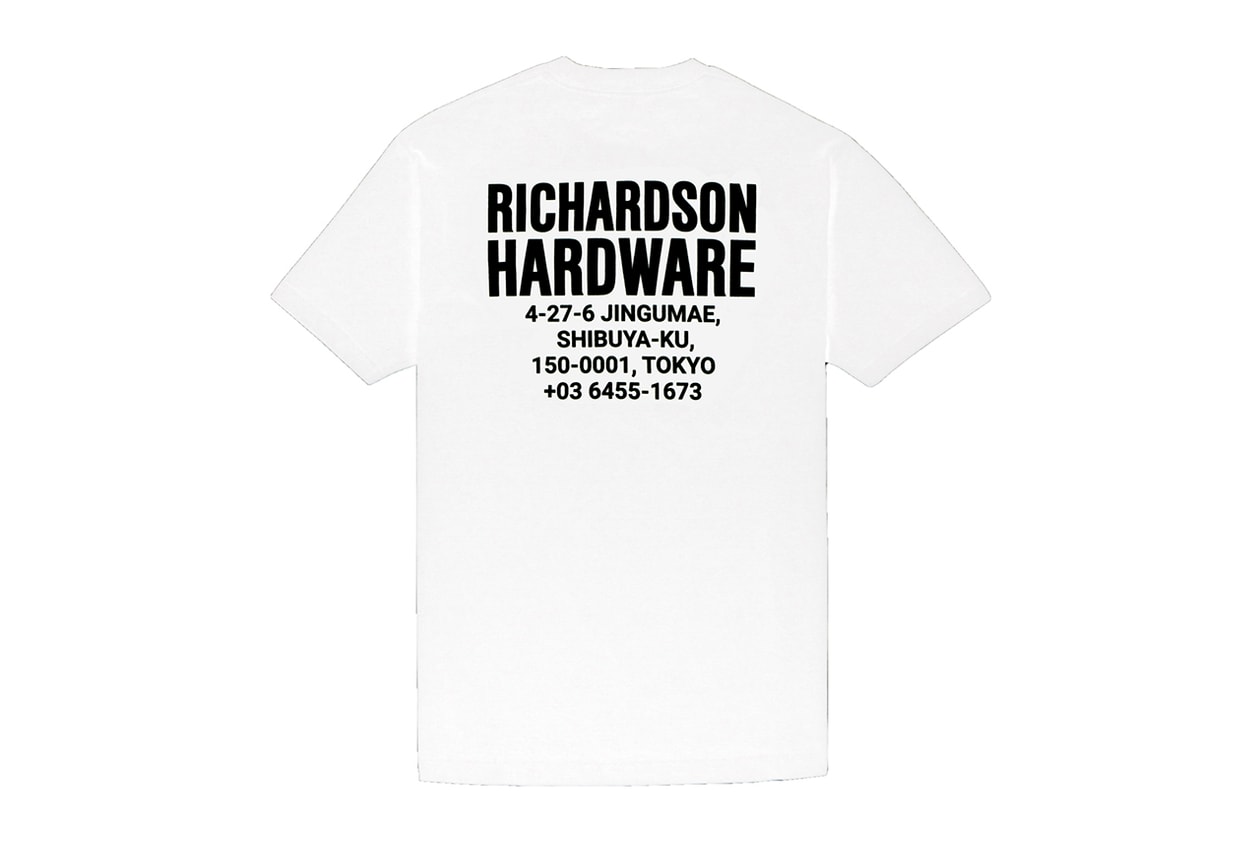 Richardson Tokyo Flagship Store Launch Apparel Nobuyoshi Araki hardware release date info buy 28 2020 opening shop