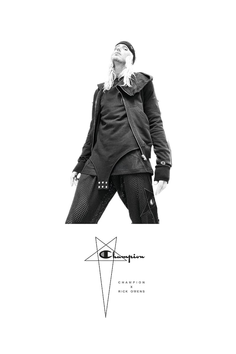 Rick Owens x Champion SS20 spring summer 2020 Collaboration Collection campaign looks release date buy