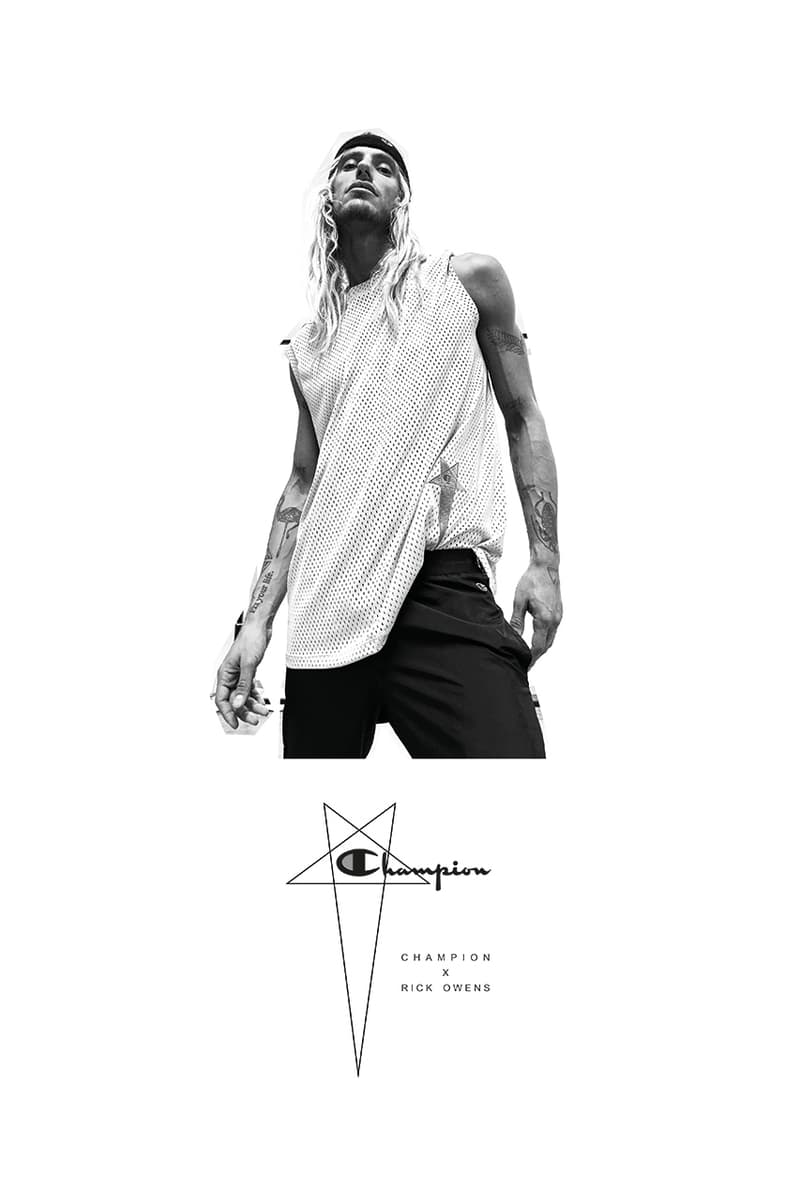 Rick Owens x Champion SS20 spring summer 2020 Collaboration Collection campaign looks release date buy