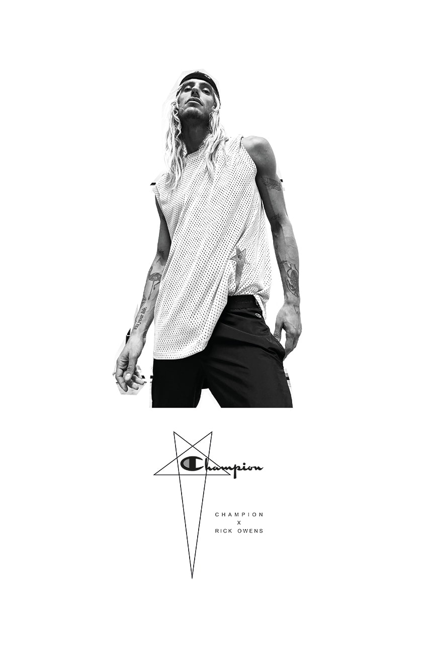 Rick Owens x Champion SS20 spring summer 2020 Collaboration Collection campaign looks release date buy