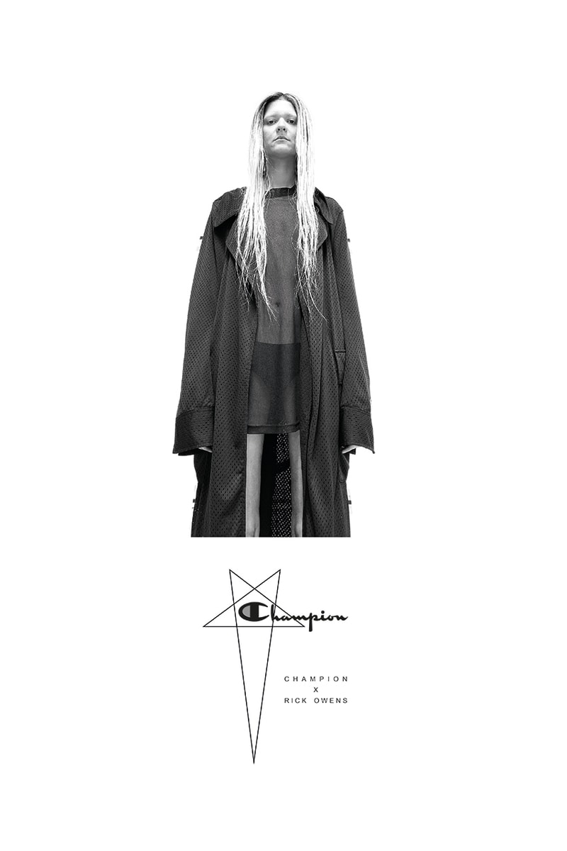 Rick Owens x Champion SS20 spring summer 2020 Collaboration Collection campaign looks release date buy