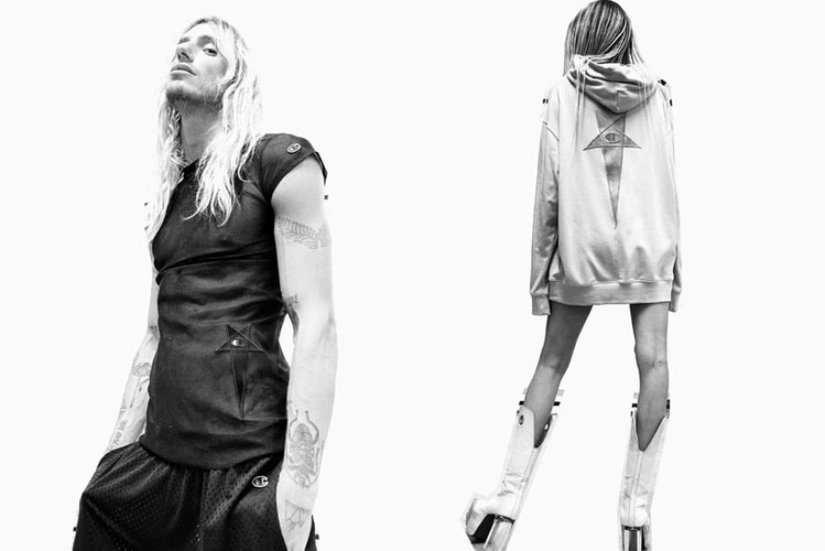 Rick Owens Launches “Stripped-Down" SS20 Champion Campaign