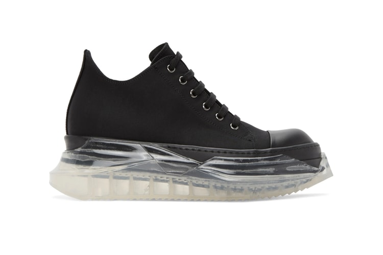 Rick Owens DRKSHDW's Abstract Sneakers Features a Chunky Transparent Outsole