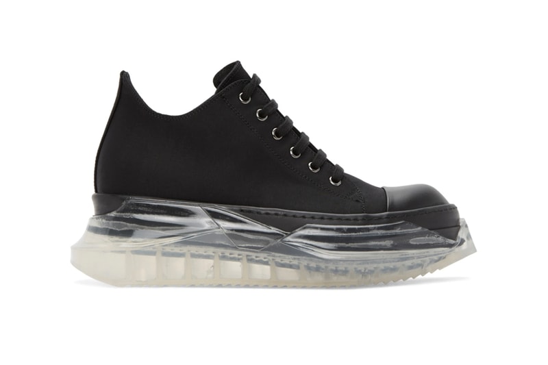 Rick Owens DRKSHDW Abstract Sneakers Release Black White Info Buy Price SSENSE