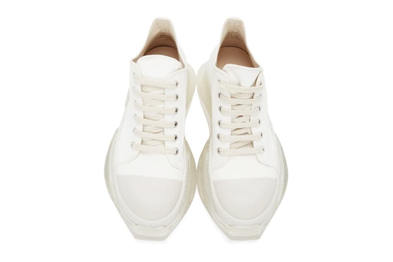 Rick Owens DRKSHDW Abstract Sneakers Release Black White Info Buy Price SSENSE