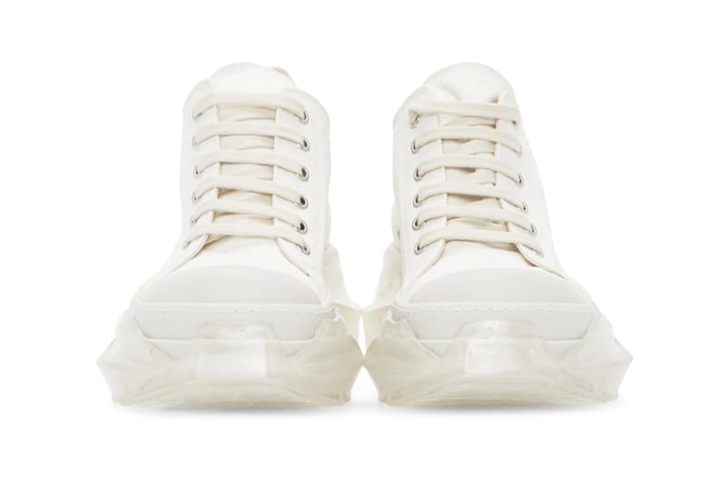 Rick Owens DRKSHDW Abstract Sneakers Release Black White Info Buy Price SSENSE