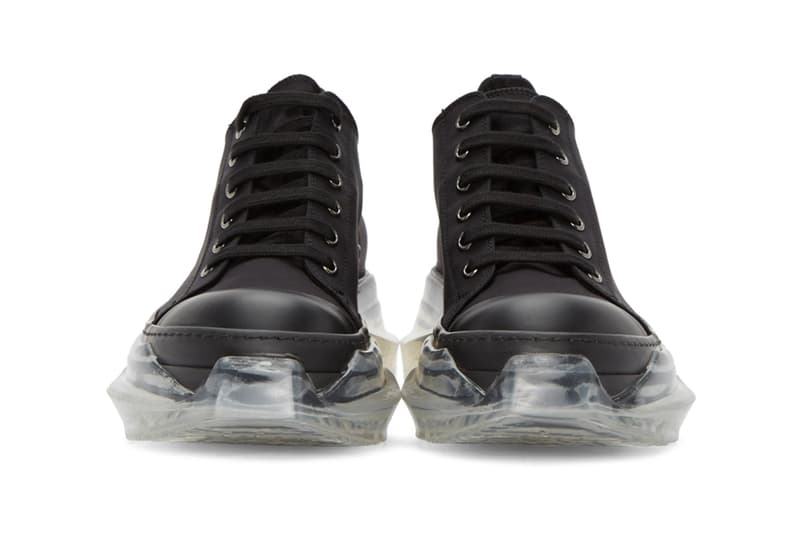 Rick Owens DRKSHDW Abstract Sneakers Release Black White Info Buy Price SSENSE