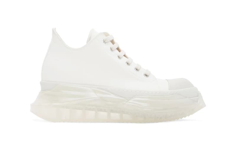 Rick Owens DRKSHDW Abstract Sneakers Release Black White Info Buy Price SSENSE