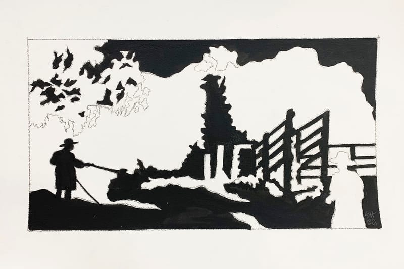 Over 100 Artists Produce Works Made From Charcoal Collected From Australian Bushfires