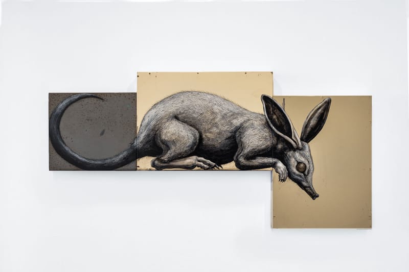 ROA Spotlights Endangered Australian Animals in "Annihilation" Exhibition